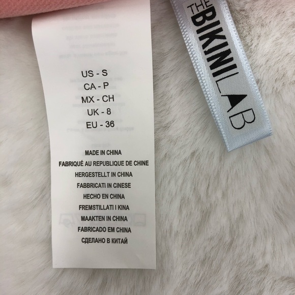 The Bikini Lab NWT Women's S Luster Bikini Top - Picture 9 of 10